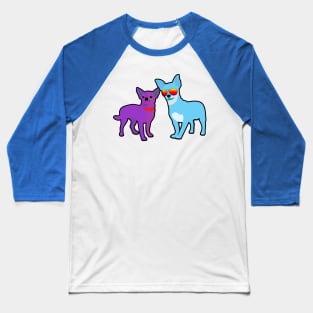 Two Chihuahuas Baseball T-Shirt